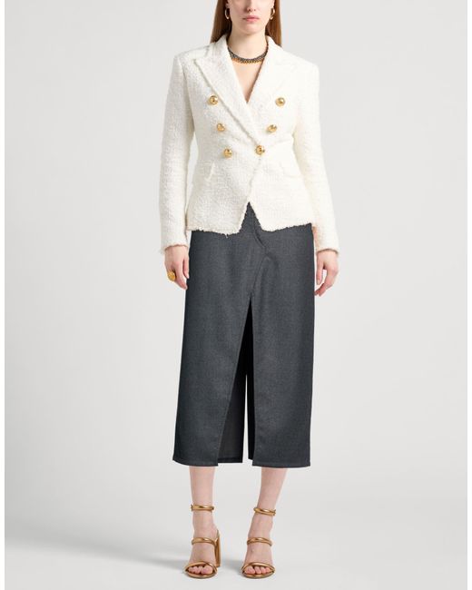 Givenchy Gray Midi Skirt