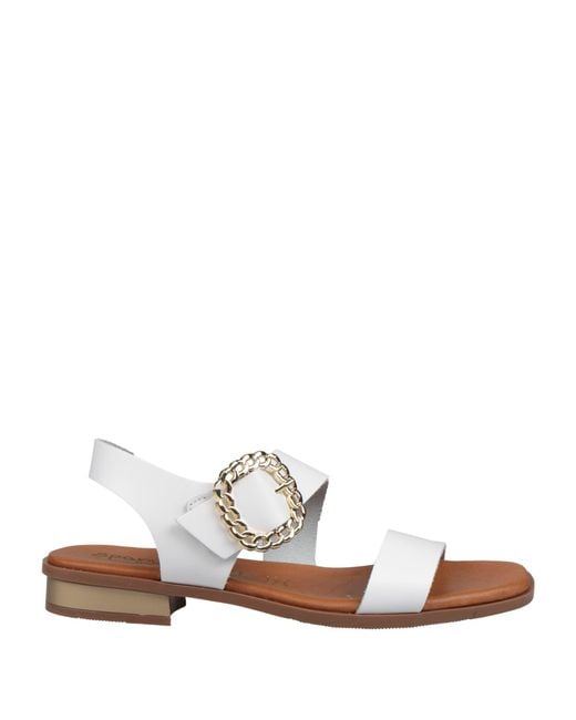 SPARWOMAN White Sandals