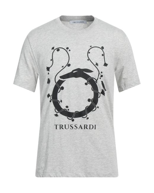 Trussardi Gray T-shirt for men