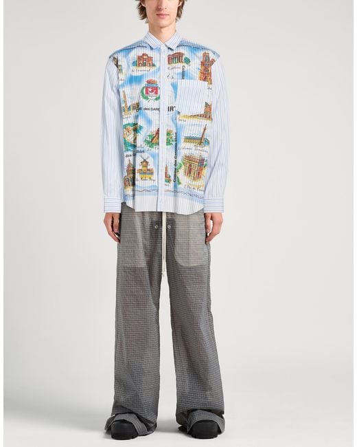 Comme des Garçons Blue Light Shirt Cotton for men