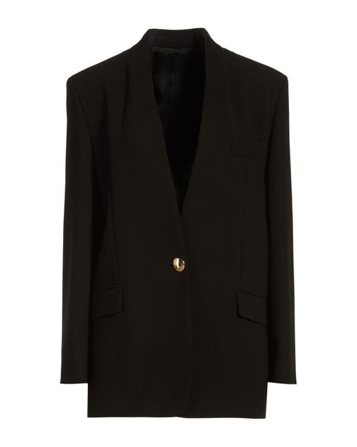 Isabel Marant Black Blazer Acetate, Polyester