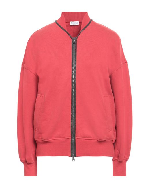 Brunello Cucinelli Red Sweatshirt