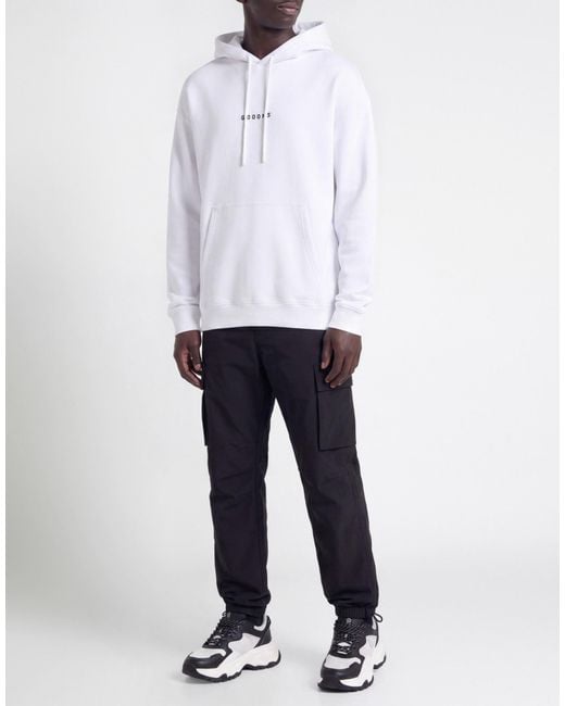 Marcelo Burlon White Sweatshirt Organic Cotton, Elastane for men