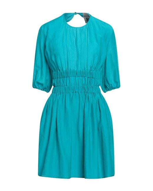 Semicouture Blue Mini-Kleid
