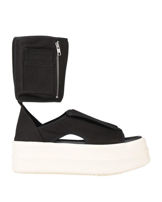 Rick Owens Black Sandals
