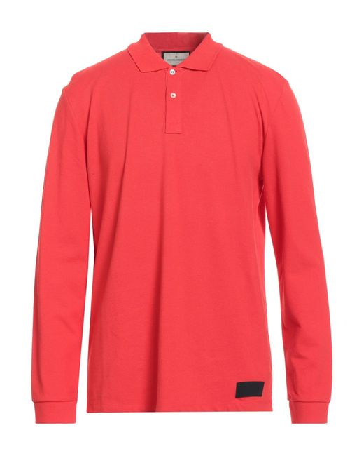 Bruno Manetti Red Polo Shirt Cotton for men