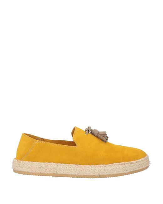 Barbati Yellow Espadrilles for men