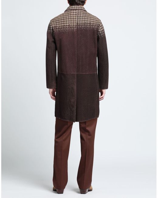 REBEL TOUCH Mantel in Brown für Herren