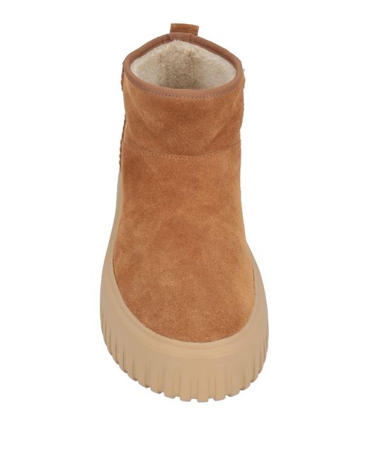 Hogan Brown Ankle Boots