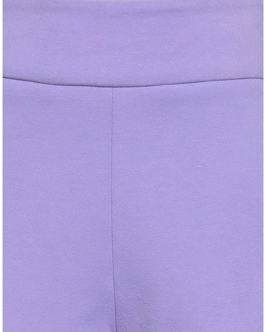 Jijil Purple Pants Cotton, Elastane