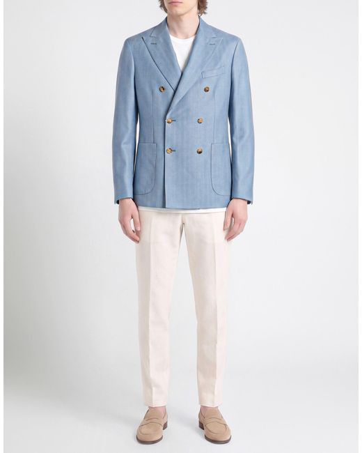 Boglioli Blue Blazer for men
