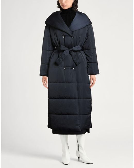 Peserico Blue Midnight Puffer Polyester