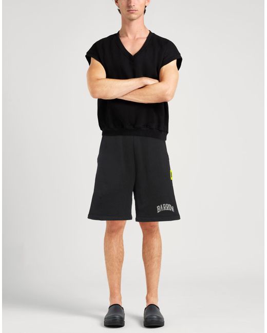 Barrow Black Shorts & Bermuda Shorts Cotton for men