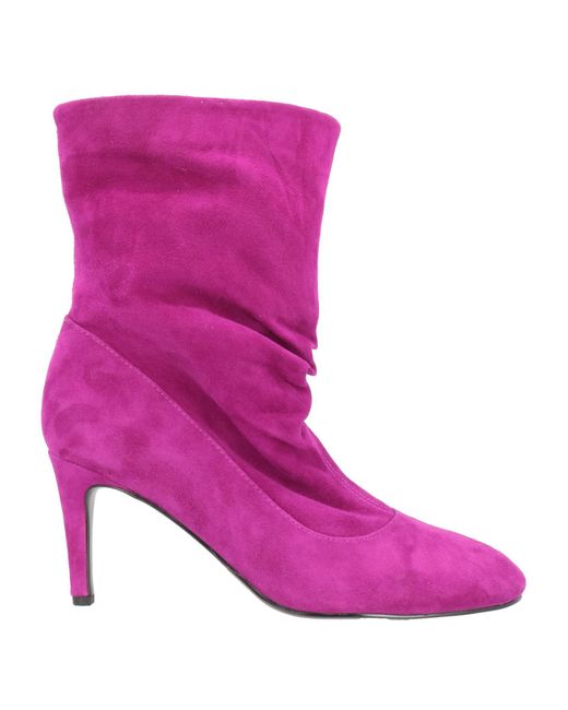 Bibi Lou Purple Ankle Boots