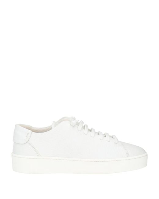 Fabiano Ricci White Sneakers Calfskin
