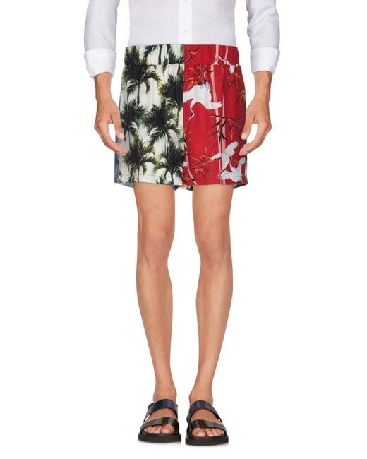 Buscemi Red Shorts & Bermuda Shorts for men