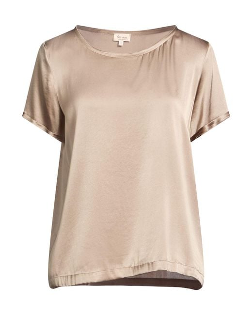 HER SHIRT HER DRESS Natural Top Silk, Elastane