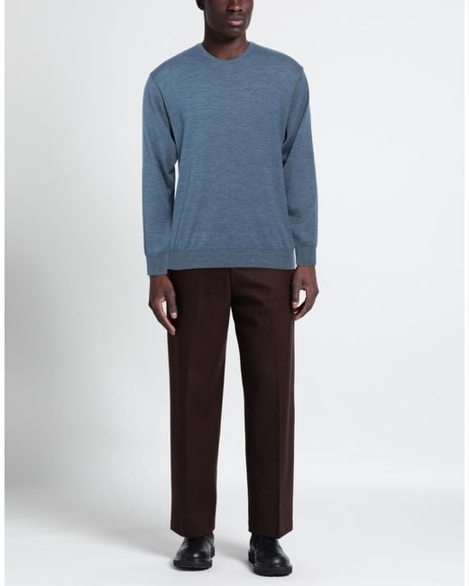 Vneck Blue Jumper for men