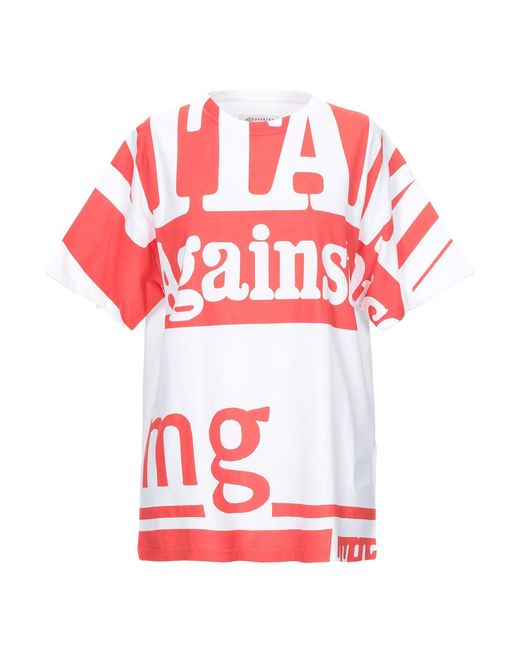 maison margiela red shirt
