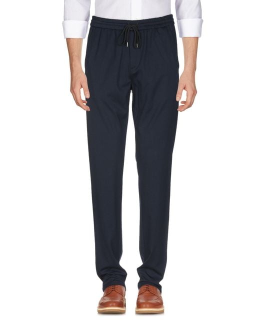 Berwich Blue Midnight Pants Viscose, Polyamide, Elastane for men