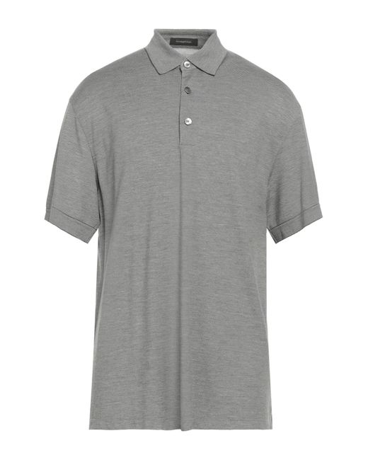 Zegna Gray Polo Shirt for men
