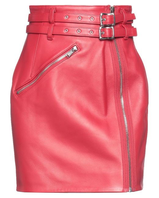 Undercover Red Mini Skirt