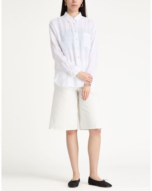120% Lino White Shirt Linen