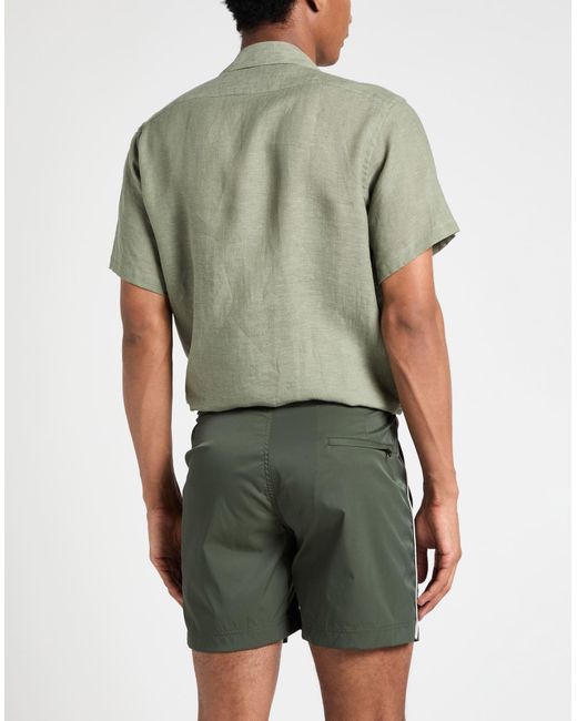 Orlebar Brown Green Orlebar Military Swim Trunks Polyamide for men