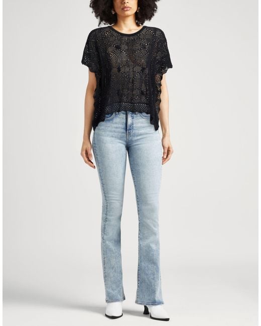 Twinset Black Sweater Cotton, Polyamide