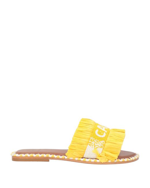 De Siena Yellow Sandals