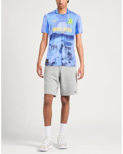 PUMA Blue Light Polo Shirt Polyester, Elastane for men