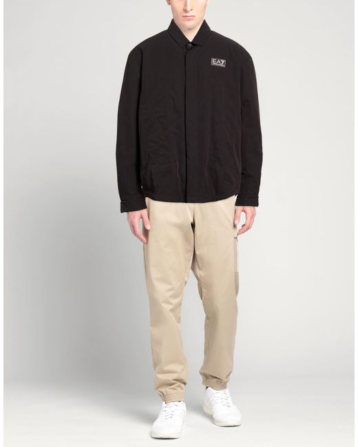EA7 Black Jacket for men