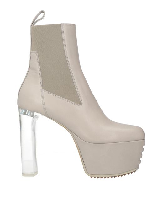 Rick Owens White 130mm Square-toe Boots