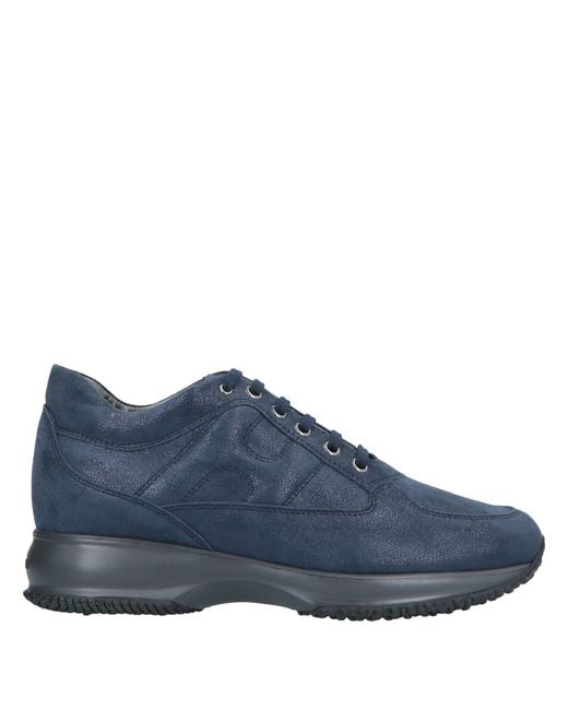 Hogan Blue Sneakers Soft Leather