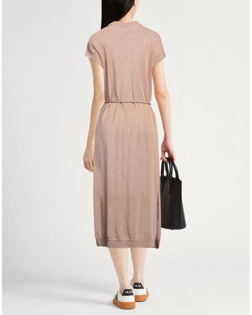 Peserico Natural Midi-Kleid