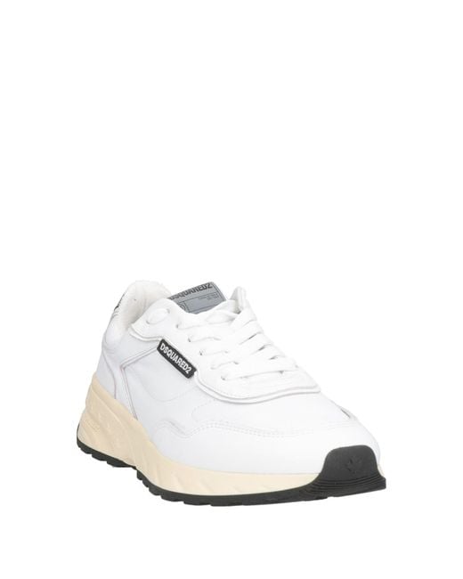 DSquared² White Sneakers Leather for men