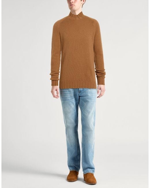 Tagliatore Brown Turtlenecks for men