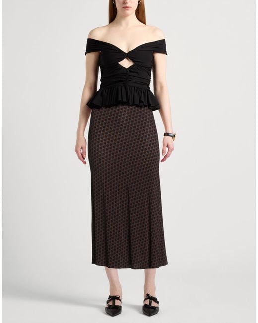 Jupe midi Siyu en coloris Brown