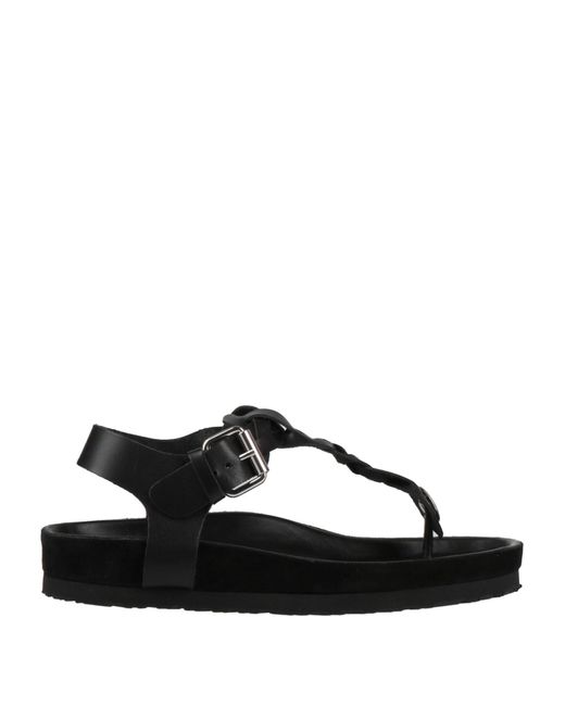 Isabel Marant Black Thong Sandal