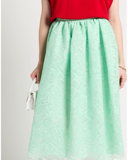 Vivetta Green Midi Skirt