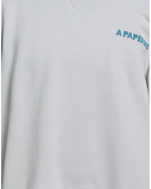 A PAPER KID Gray Sweatshirt for men