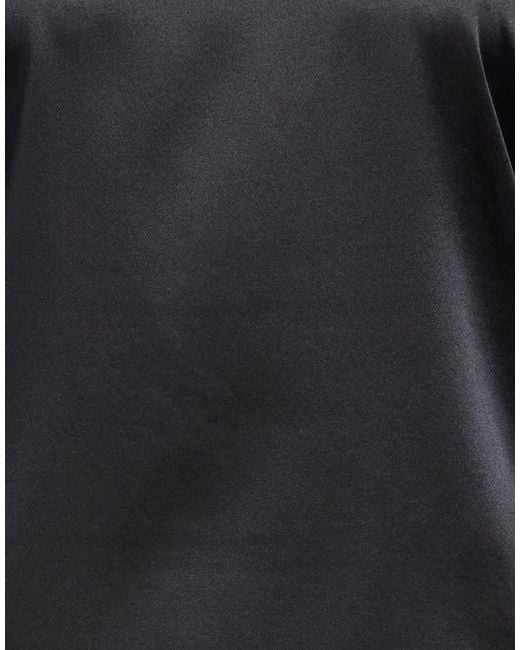 Etro Black Top Silk, Elastane
