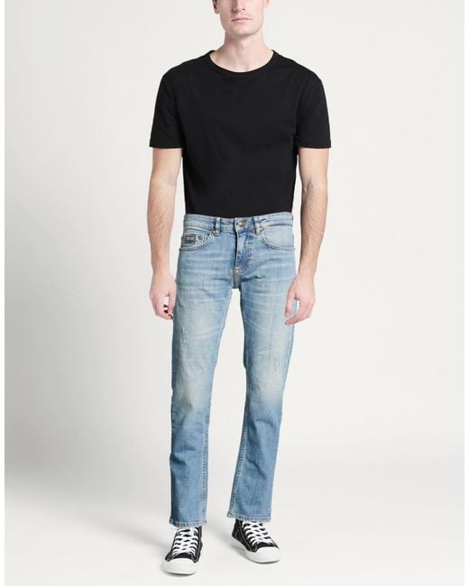 Versace Jeans Couture Blue Jeans Cotton, Elastane for men