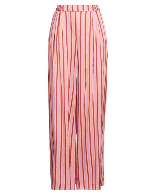 Please Red Pants Viscose