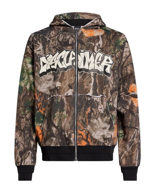 DISCLAIMER Gray Sweatshirt Cotton for men