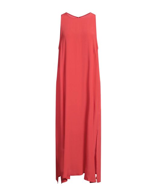 Ottod'Ame Red Midi-Kleid