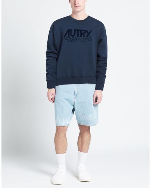 Autry Blue Sweatshirt for men