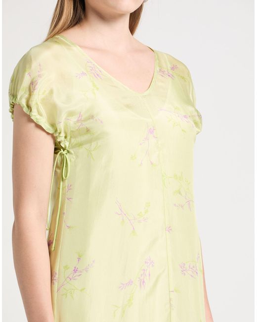 Alysi Yellow Maxi-Kleid