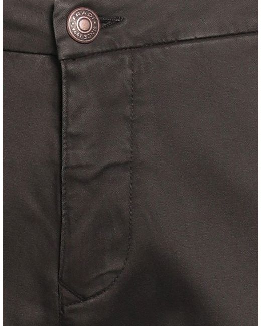 Fradi Gray Pants Cotton, Elastane for men