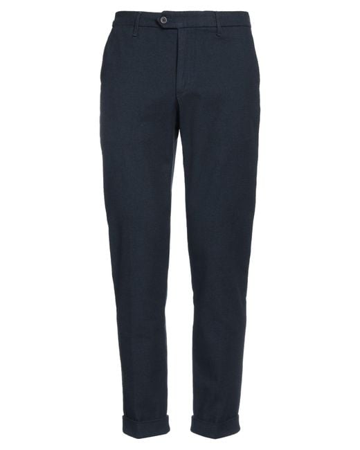 0/zero Construction Blue Pants Cotton, Polyester, Elastane for men